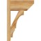 Ekena Millwork Balboa Slat Rough Sawn Outlooker, Western Red Cedar, 8"W x 16"D x 24"H OUT08X16X24BOA06RWR - alternate 2